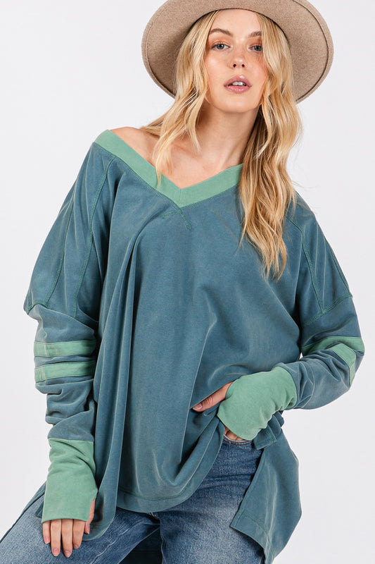 Mineral Wash Oversized T-Shirt