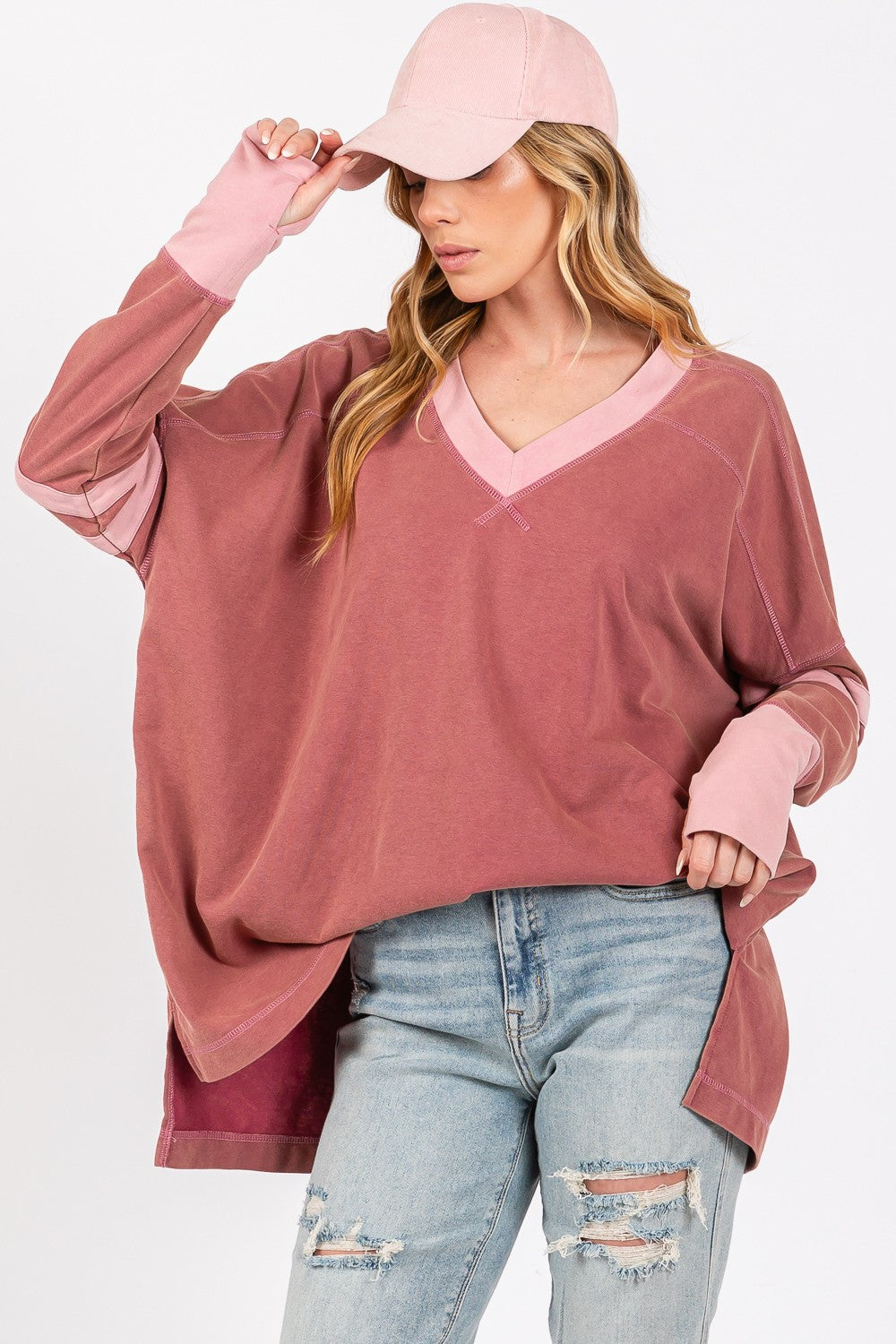 Mineral Wash Oversized T-Shirt