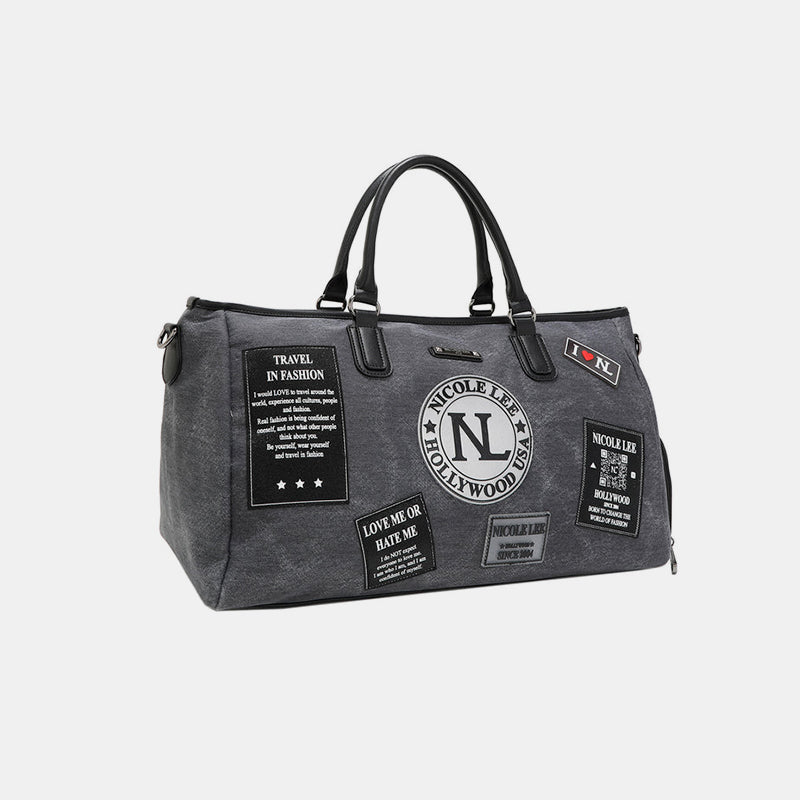 Nicole Lee USA Denim Duffel