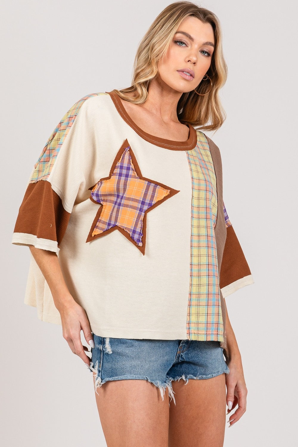 Star Patch Oversized T-Shirt