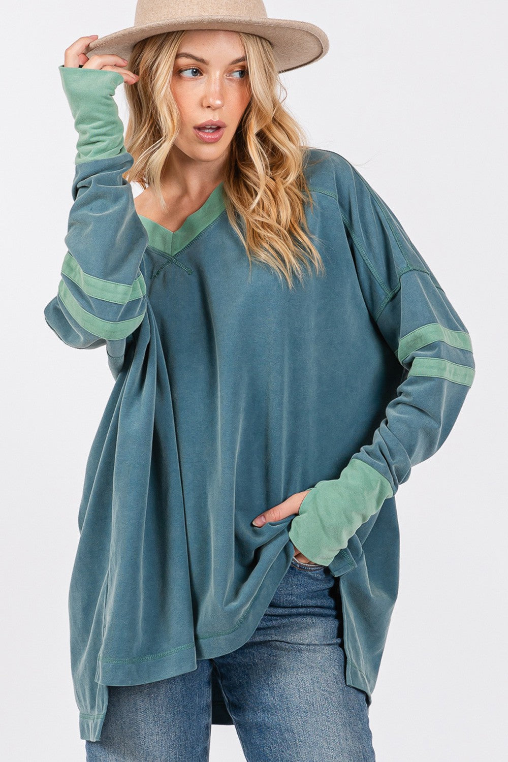 Mineral Wash Oversized T-Shirt