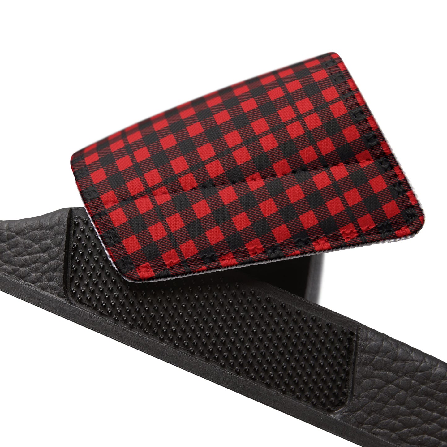 Plaid Removable-Strap Sandals for Men