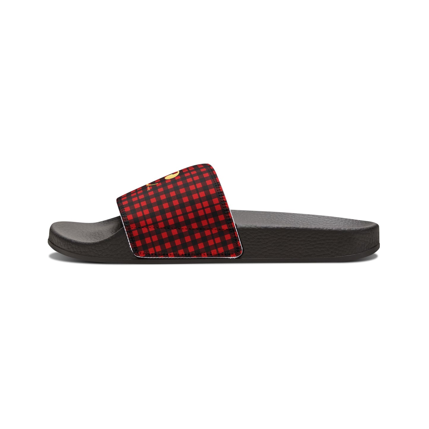 Plaid Removable-Strap Sandals for Men