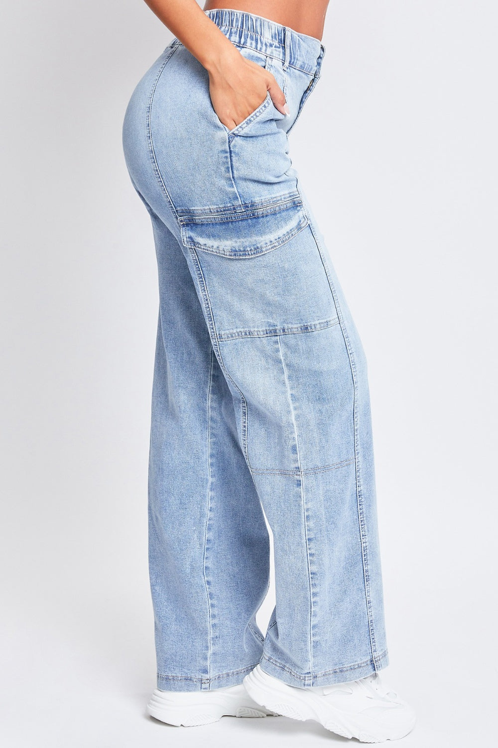 Denim Cargo Jeans