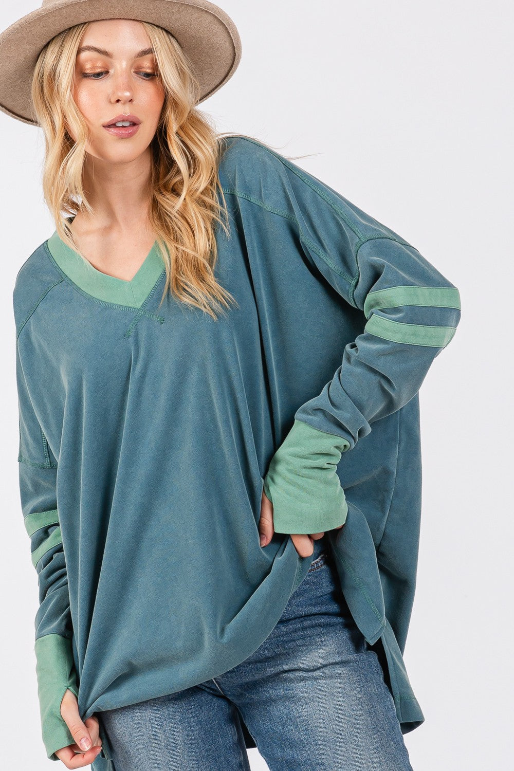 Mineral Wash Oversized T-Shirt